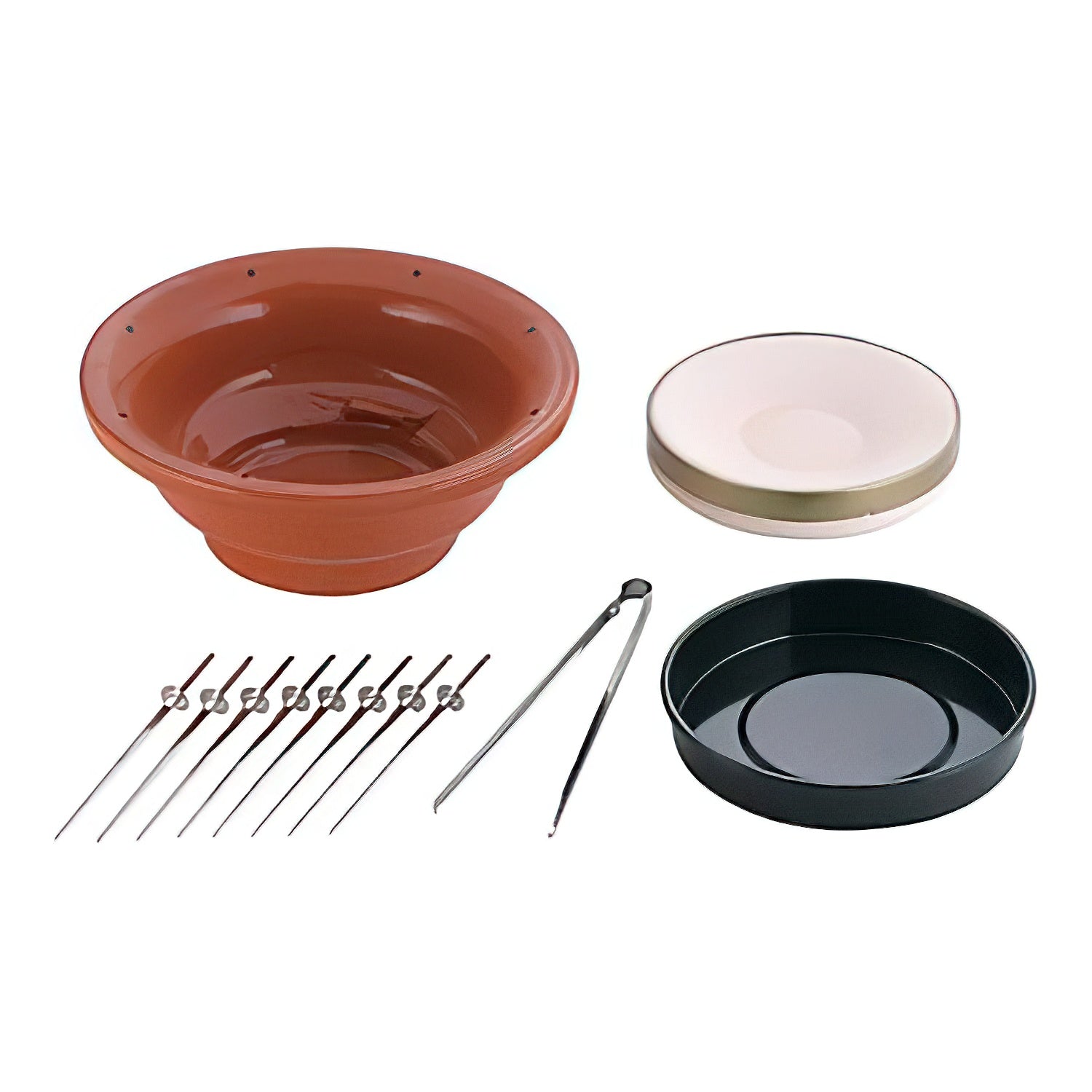 Kinka Ceramic Skewer Charcoal Konro Grill 42cm - YOYO JAPAN