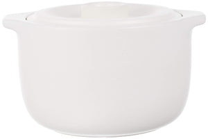 Kinto Rice Cooker Clay Pot 2Cup Japan White 25194 Kakomi - YOYO JAPAN