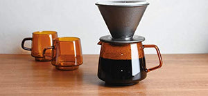 Kinto Japan Coffee Server Sepia Jug 600Ml Amber 21749 - YOYO JAPAN