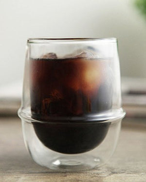 Kinto Kronos Double Wall Glass Coffee Cup 250Ml Japan - 23107 - YOYO JAPAN
