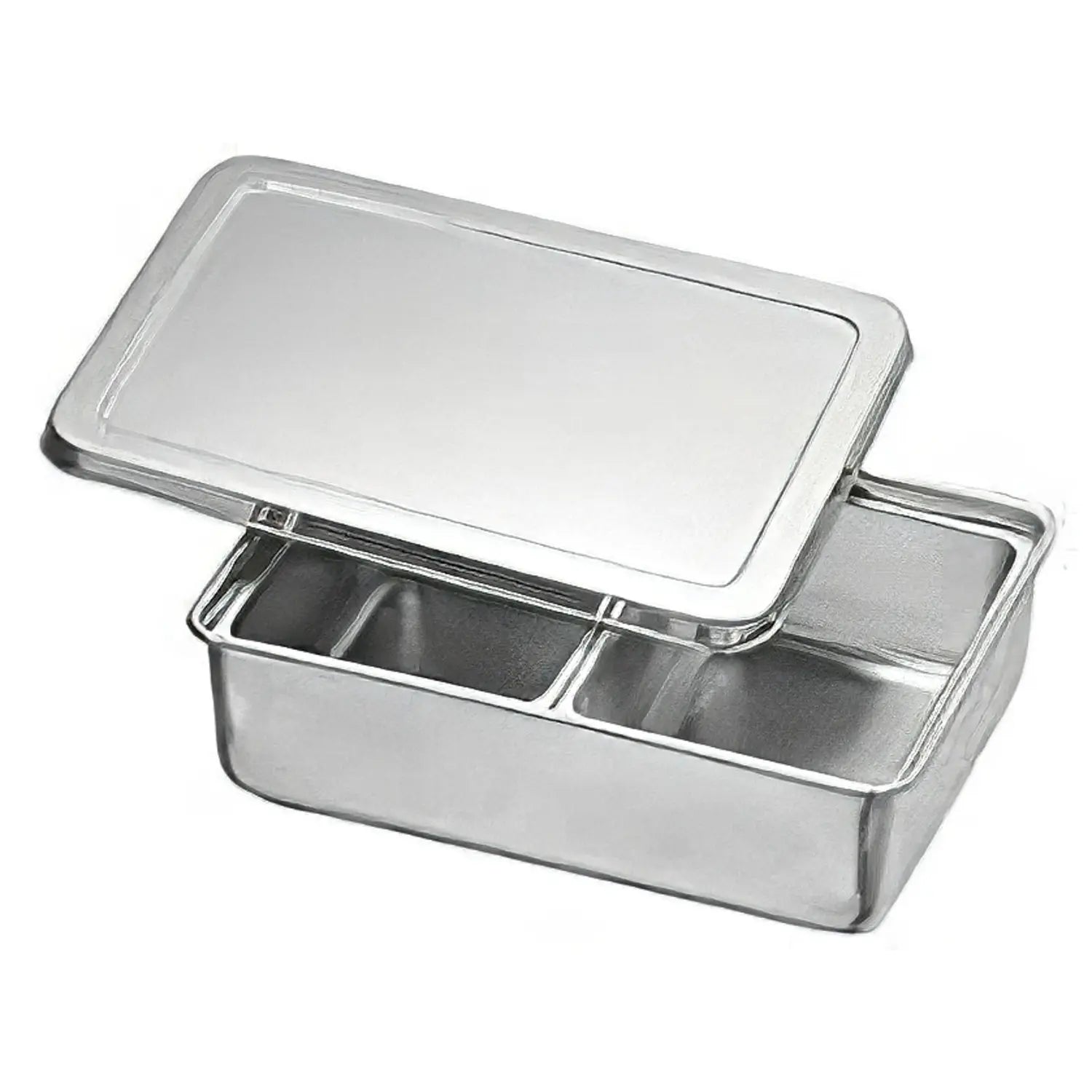 Koinu Stainless Steel Yakumi Seasoning Container 2 Compartments - YOYO JAPAN