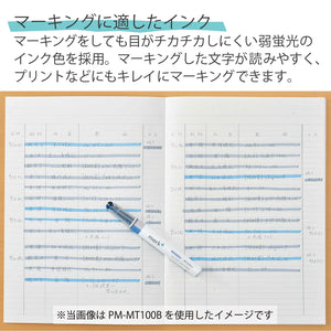 Kokuyo Highlighter Pen 2-In-1 Marktus Set Of 3 Island Colors Japan (Pm-Mt100-3S-L2) - YOYO JAPAN