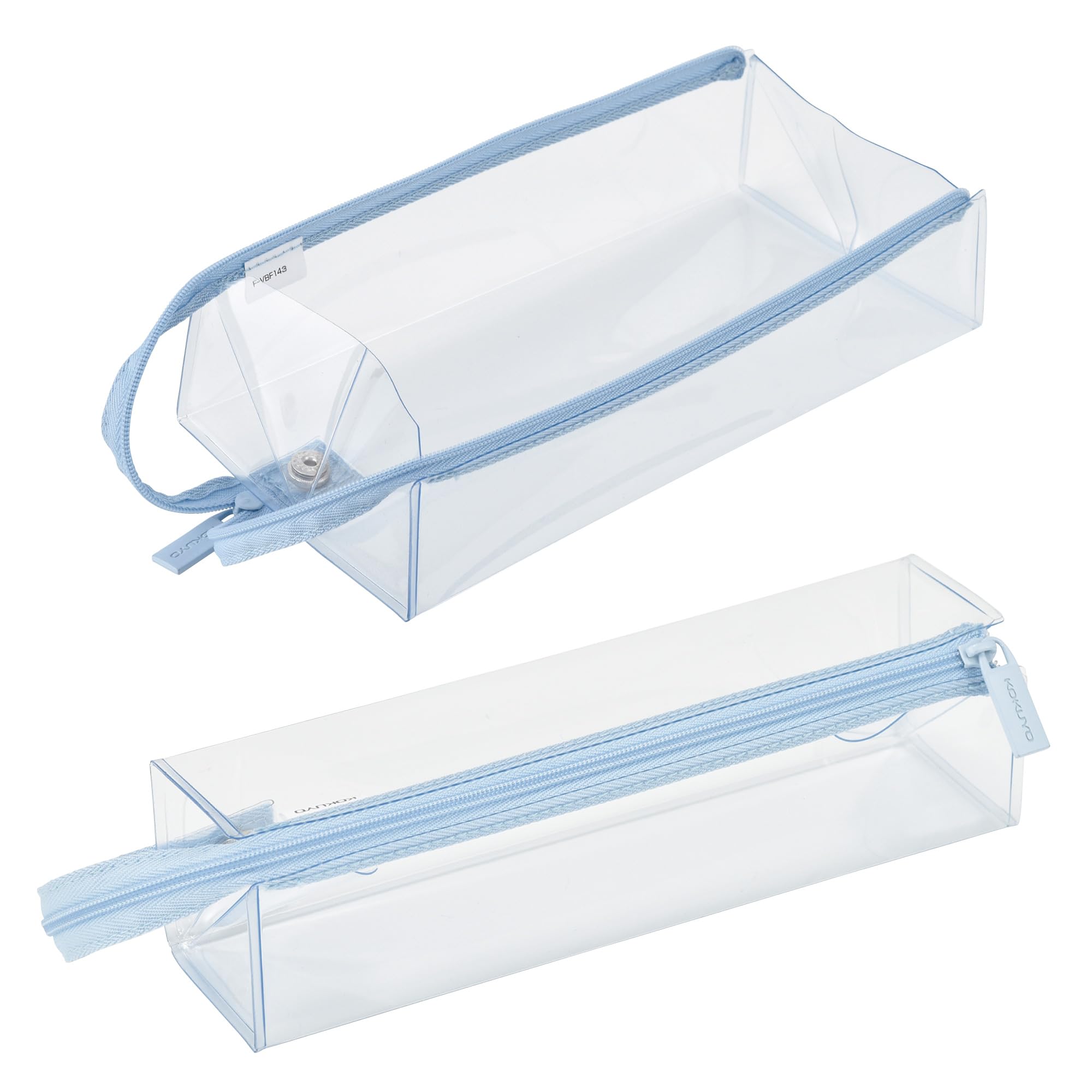 Kokuyo Pen Case C2 Clear Type Cool Blue F-Vbf143B - YOYO JAPAN