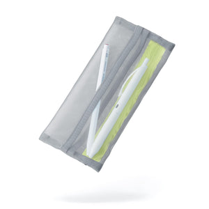 Kokuyo Silver Gray Pen Case - Durable & Stylish Stationery Organizer - YOYO JAPAN