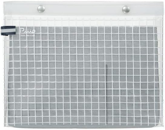 Kokuyo Transparent A5 Pouch Flat Type Silver Gray F-Vbf243-1 Office Essentials - YOYO JAPAN