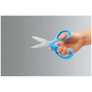 Kokuyo Japan Aerofit Sakusa Glueless Blade Blue Kids Scissors P270B - YOYO JAPAN