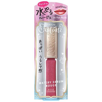 Kose Port Fortune Watery Serum Rouge 04 Pink Mocha 5.5ml - Essence Lipstick In Japan - YOYO JAPAN