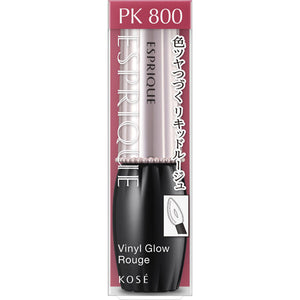 Kose Esprique Vinil Glow Rouge Pk800 Pink 6g - Japanese Tint Lipstick - Makeup In Japan - YOYO JAPAN