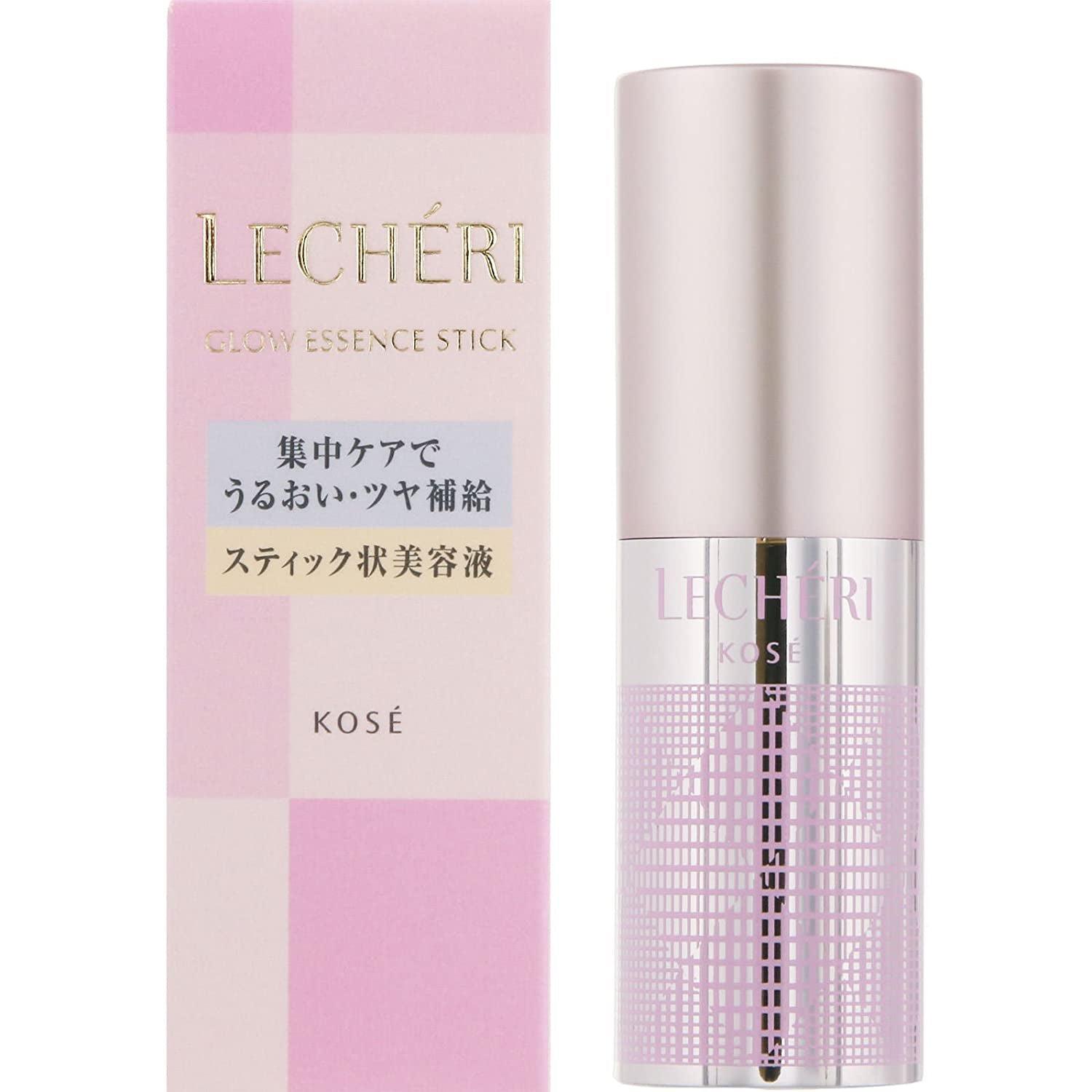 Kose Lecheri Glow Essence Stick Portable Moisturizing Serum Stick 9.5g - YOYO JAPAN
