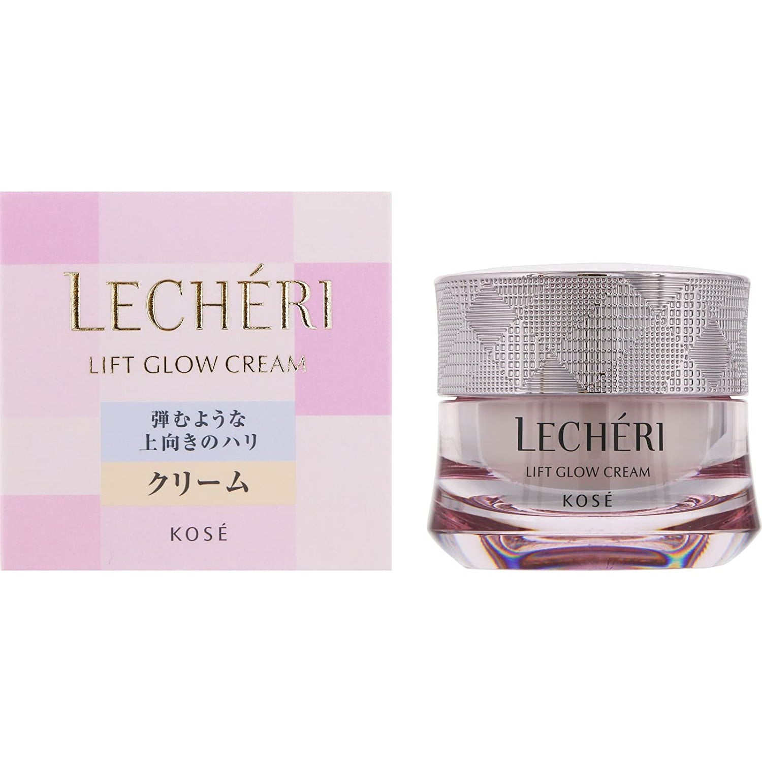 Kose Lecheri Lift Glow Cream Face Lifting Skin Glowing Cream 40g - YOYO JAPAN