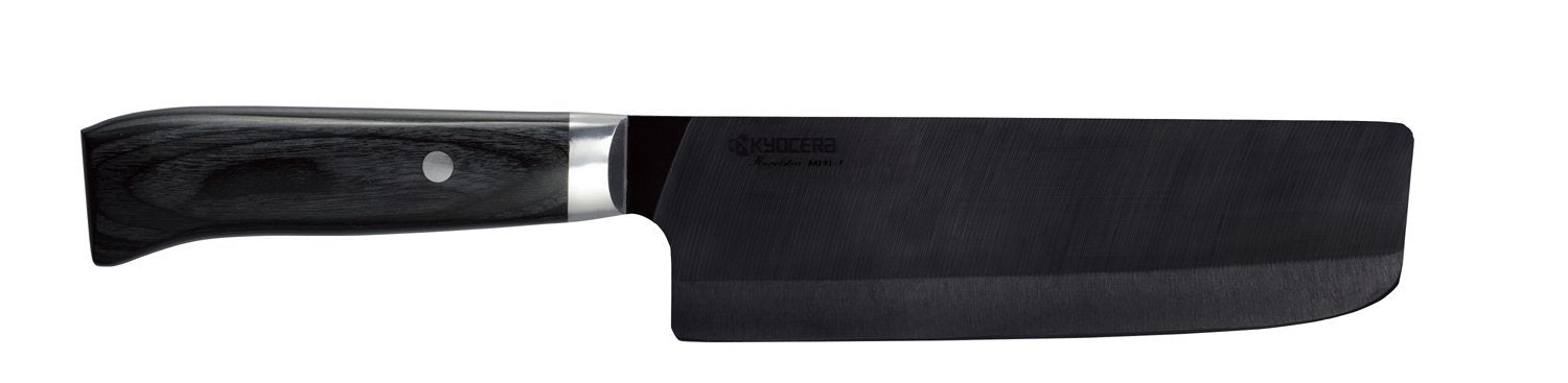 Kyocera Japan Fine Ceramic Nakiri Knife 16Cm Wooden Handle Fkr-160N-Fpe - YOYO JAPAN
