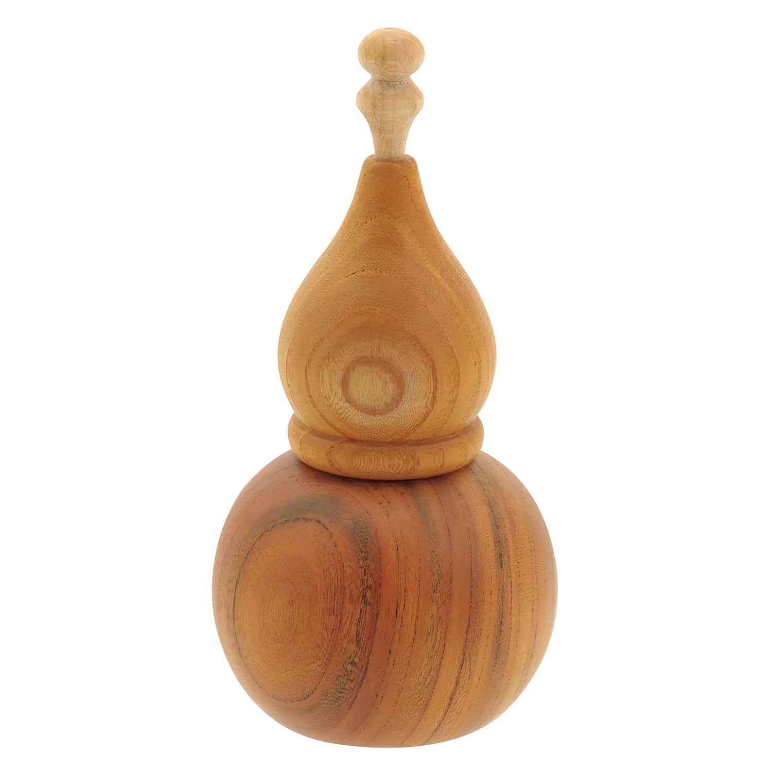 La Luz Wooden Gourd Shaped Shichimi Cruet Large - Natural - YOYO JAPAN