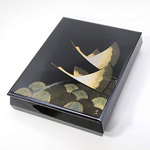 Kobayashi Lacquerware Flying Chinkin Tomita Tateyama Wooden Letterbox Japan - YOYO JAPAN