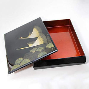 Kobayashi Lacquerware Flying Chinkin Tomita Tateyama Wooden Letterbox Japan - YOYO JAPAN