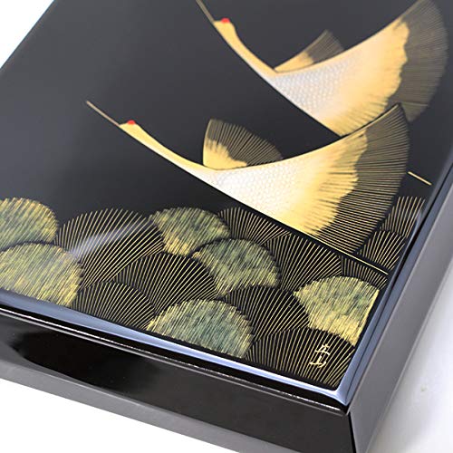 Kobayashi Lacquerware Flying Chinkin Tomita Tateyama Wooden Letterbox Japan - YOYO JAPAN