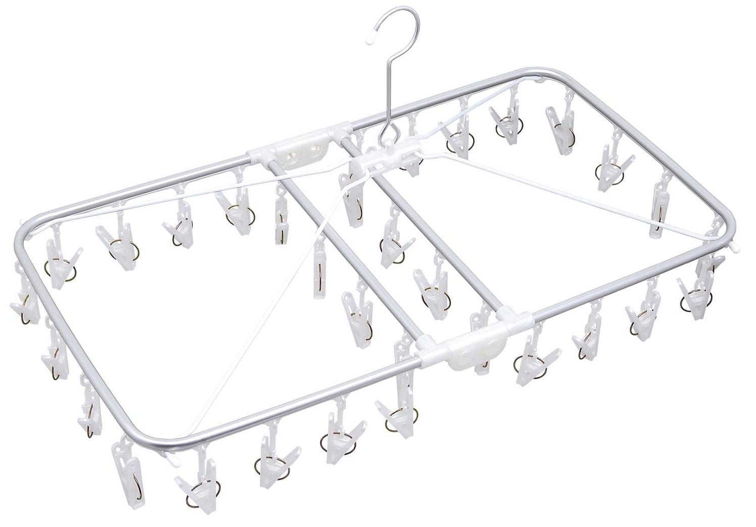 Ohe Laundry Clothesline Hanger Almore Mt Japan 63X35X32.5Cm 32 Pinch Aluminum Frame Durable - YOYO JAPAN