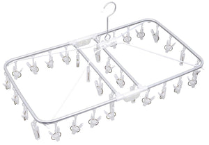Ohe Laundry Clothesline Hanger Almore Mt Japan 63X35X32.5Cm 32 Pinch Aluminum Frame Durable - YOYO JAPAN