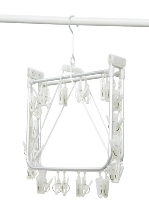 Ohe Laundry Clothesline Hanger Almore Mt Japan 63X35X32.5Cm 32 Pinch Aluminum Frame Durable - YOYO JAPAN