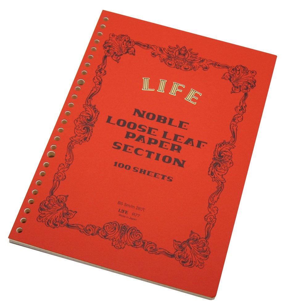 Life Noble Loose Leaf Grid Paper B5 R77 Notebook Refill - YOYO JAPAN