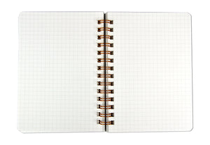 Life Pocket Notebook A6 5mm Grid Blue N196A - Compact and Durable - YOYO JAPAN