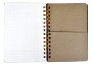 Life Pocket Notebook A6 5mm Grid Blue N196A - Compact and Durable - YOYO JAPAN