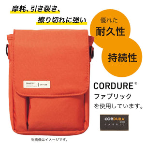 Lihit Lab A7574-4 Smart Fit A6 Carrying Pouch Orange - Made In Japan - YOYO JAPAN
