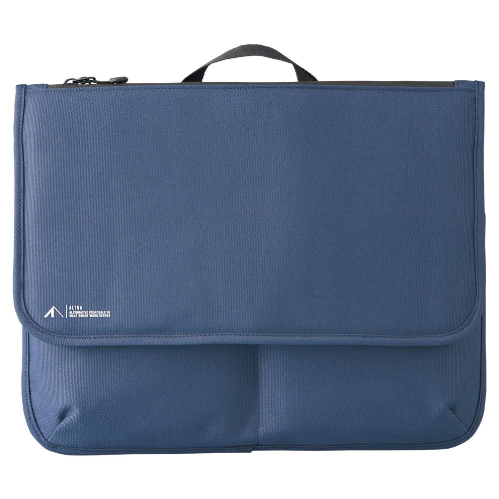 Lihit Lab Navy Cordura Flat Pouch A7768-11 - Made In Japan - YOYO JAPAN