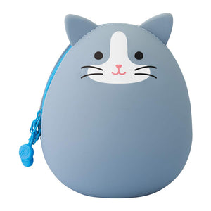 Lihit Lab Big Hachiwareneko Egg Pouch A7783-4 Made In Japan - YOYO JAPAN