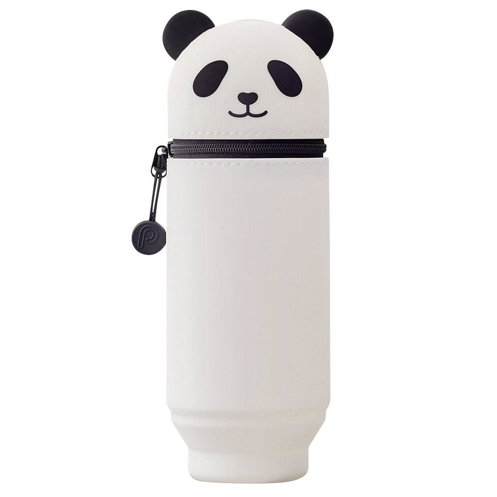 Lihit Lab Stand Pen Case Big Punilab Panda A7714-6 - Japan - YOYO JAPAN
