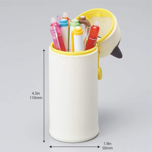 Lihit Lab Stand Pen Case Punilab Budgerigar A7712-9 Japan - YOYO JAPAN