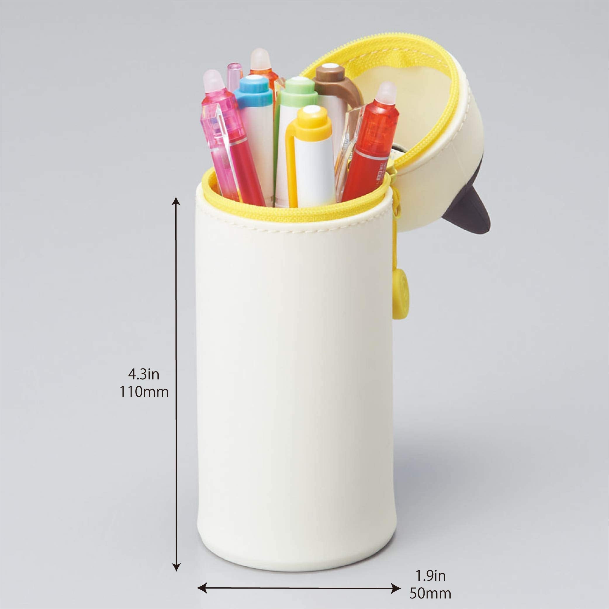 Lihit Lab Stand Pen Case Punilab Pig A7712-5 Japan - YOYO JAPAN