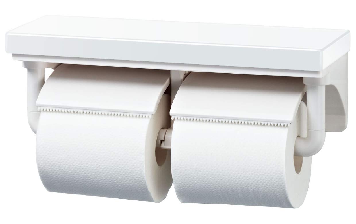Lixil Inax Double Paper Roller White Shelf Japan Cf-Aa64Ku/Wa - YOYO JAPAN