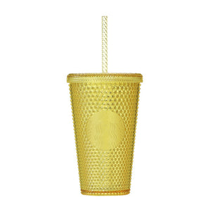 Logo Cold Cup Tumbler Bumpy Yellow 473Ml - YOYO JAPAN