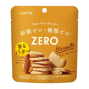 Lotte Zero Biscuits Sugar-Free Butter Cookies (Pack of 6) - YOYO JAPAN