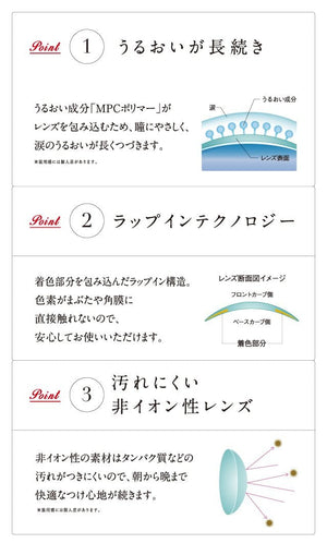 Ravert Loveil Lavert One Day 10 Pieces Lur Hazel Japan -1.75 - YOYO JAPAN