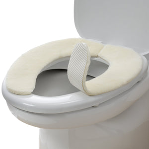 Sanko Mitsuba Toilet Seat Cover Made In Japan 9Mm Ivory Suction Washable Fluffy Type Kc-70 - YOYO JAPAN
