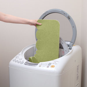 Sanko Mitsuba Okunaga Toilet Mat 60X90Cm Green Okudake Suction Ke-96 Made In Japan Washable Deodorant - YOYO JAPAN