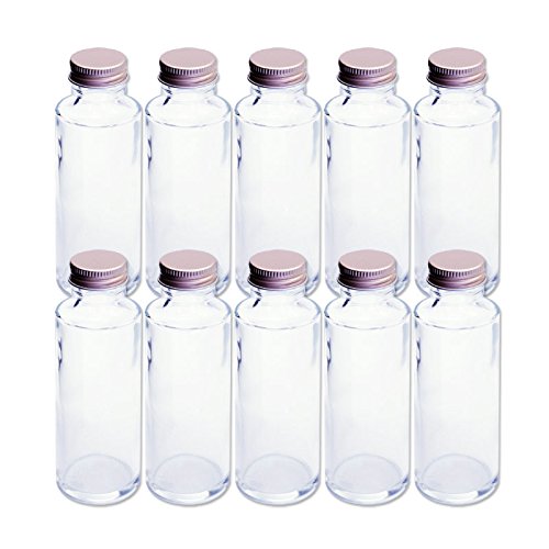 Rhyme Japan Herbarium Cylindrical Glass Bottle 100Cc Set Of 10 - YOYO JAPAN