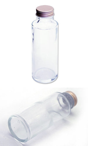 Rhyme Japan Herbarium Cylindrical Glass Bottle 100Cc Set Of 10 - YOYO JAPAN