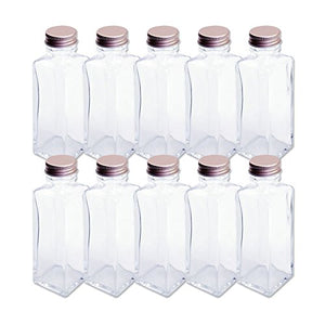 Rhyme Japan Herbarium Square Column Glass Bottle 100Cc 10-Pc Set - YOYO JAPAN