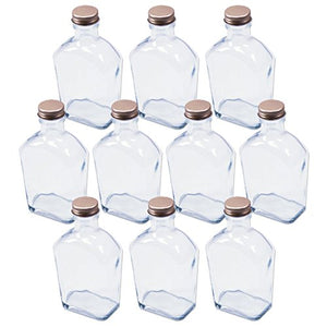 Rhyme Japan Herbarium Square Skittle Glass Bottle 200Cc Set Of 10 - YOYO JAPAN