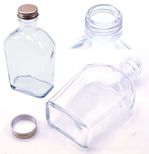 Rhyme Japan Herbarium Square Skittle Glass Bottle 200Cc Set Of 10 - YOYO JAPAN