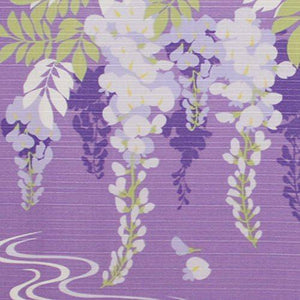 Maeda Senko Cotton Furoshiki Bento Lunch Cloth (Spring Wisteria) - YOYO JAPAN