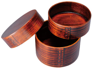 Ruozhao Magewappa Fh13 2-Tier Ohitsu Style Lunch Box From Japan - YOYO JAPAN