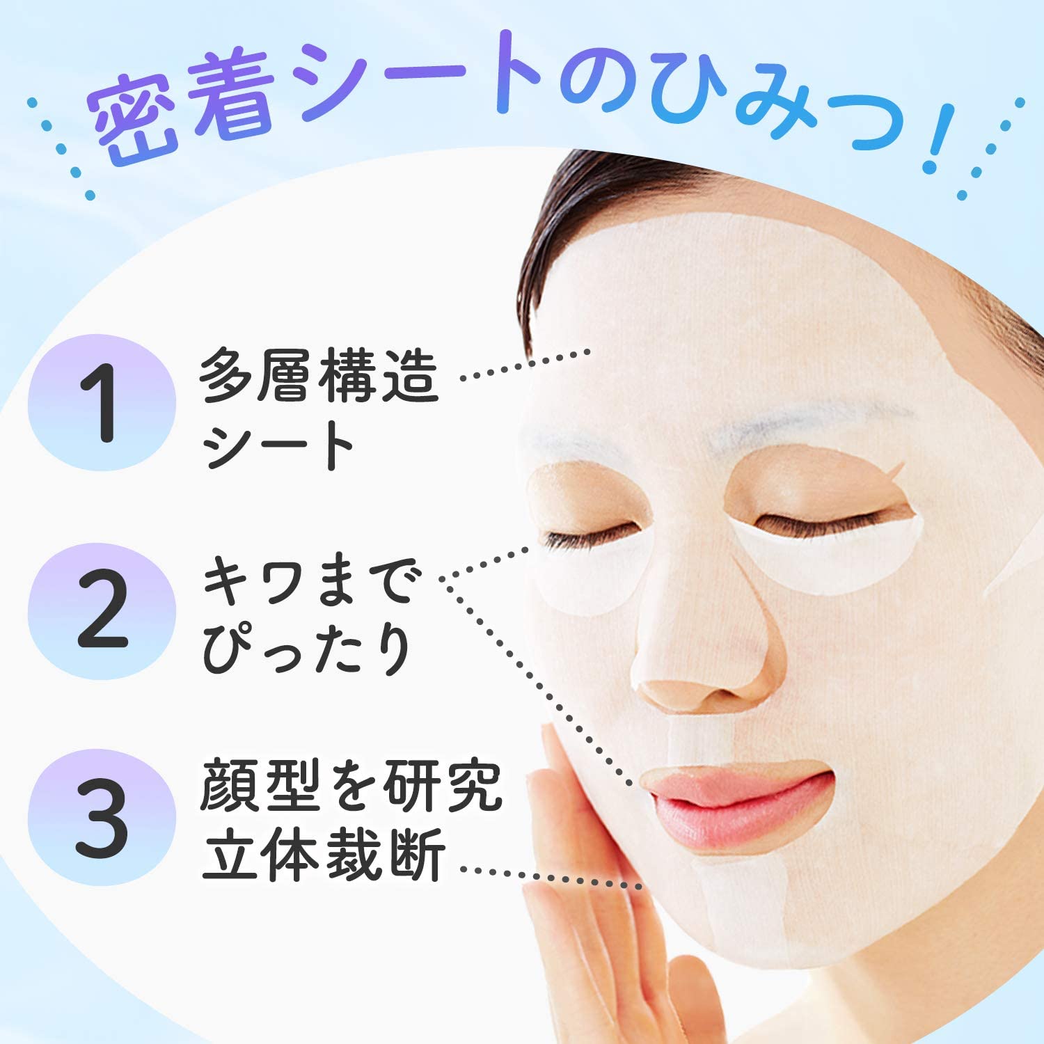Mandom Barrier Repair Facial Mask Moist 5 Sheets - YOYO JAPAN