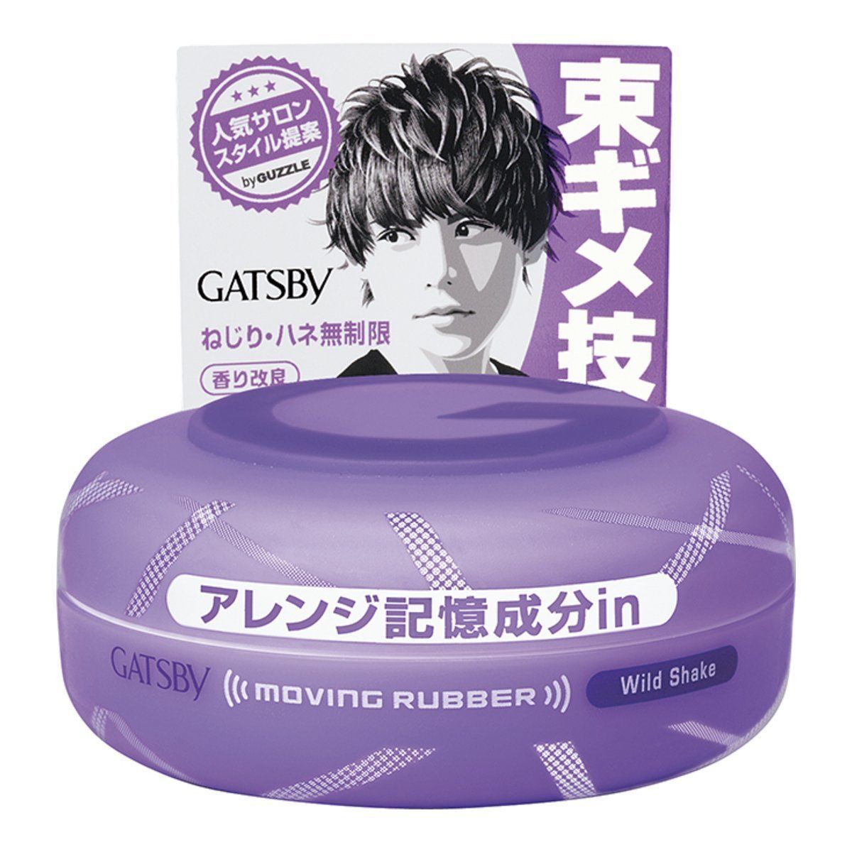 Mandom Gatsby Moving Rubber Hair Wax Wild Shake 80g - YOYO JAPAN