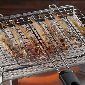 Men'S Woven Wire Rack Ceramic Far-Infrared Bbq Grill Mesh Japan - YOYO JAPAN