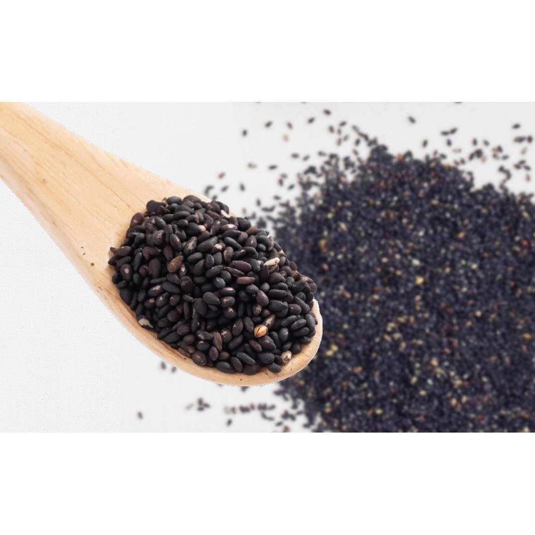 Manten Roasted Japanese Black Sesame Seeds From Kyushu 30g - YOYO JAPAN