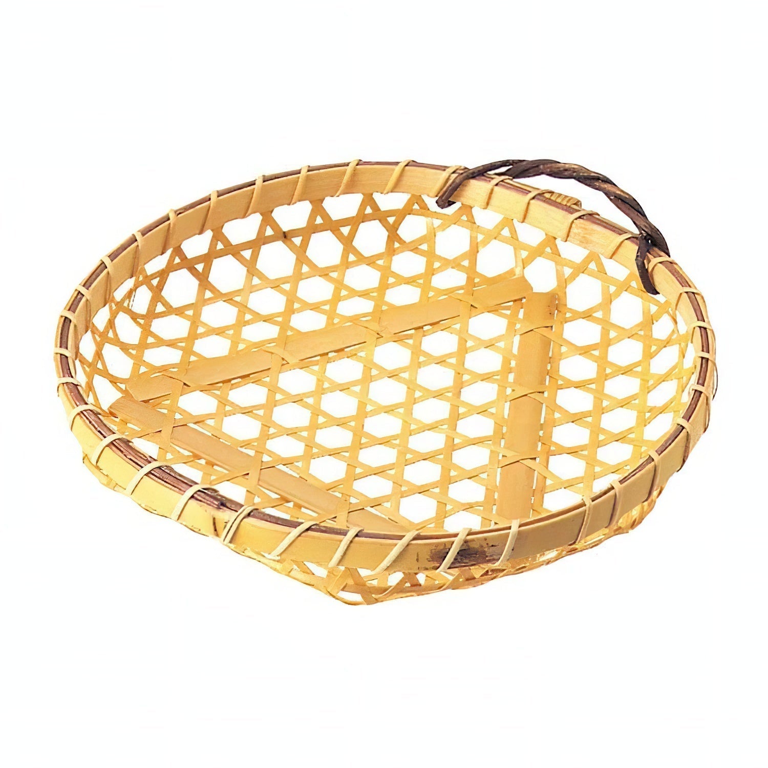 Manyo Bamboo Serving Basket 19cm - YOYO JAPAN