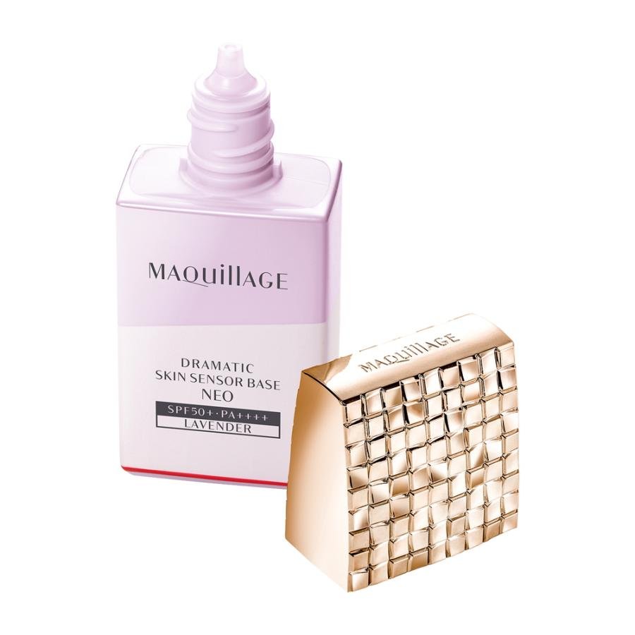 Maquillage Dramatic Skin Sensor Makeup Base Lavender SPF50+ 25ml - YOYO JAPAN